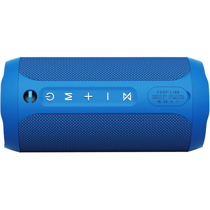 Портативна Bluetooth колонка Eduplink водонепроникна IPX7, бездротова (Зелений/Синій/Білий)