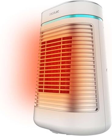 Обігрівач настільний Cecotec ReadyWarm 1550 Max Ceramic Rotate - 1500 Вт, обертання, регулювання температури, 3 режими, білий
