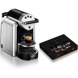 Професійна кавомашина Nespresso Zenius з 50 капсулами для офісу, срібляста