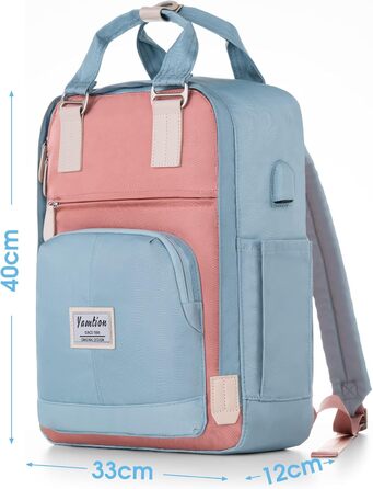 Шкільний рюкзак YAMTION для дівчаток-підлітків, 15.6