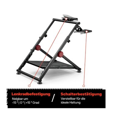 Тримач для ігрового керма VDD, сумісний з Logitech та Fanatec — Стійка для racing-керма, гоночний кокпіт