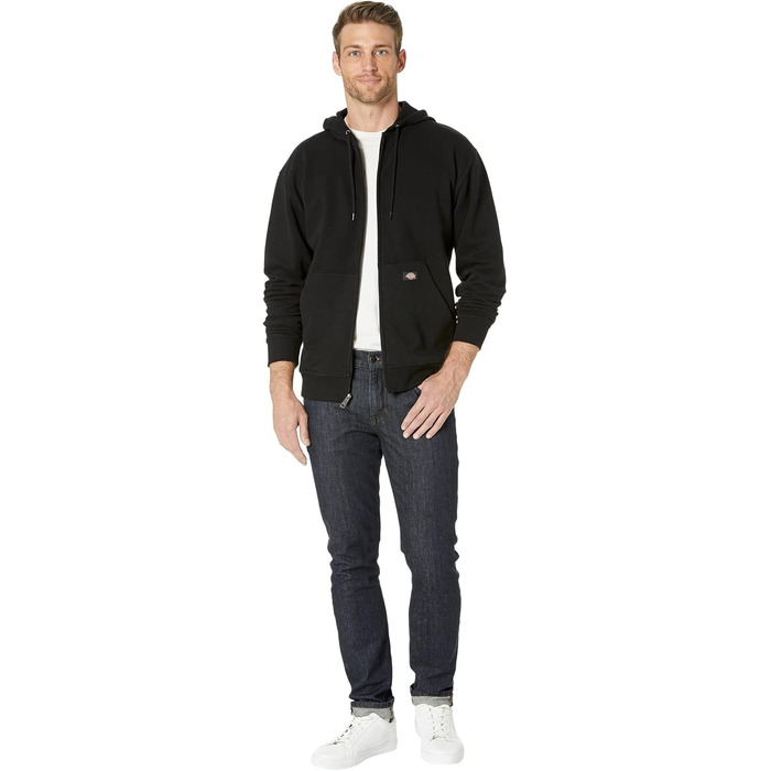 Чоловічий флісовий жилет-худі Dickies на блимавці, Regular Fit, чорний, розмір L