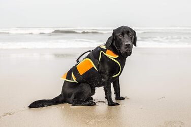 Жилет для собак Julius-K9 IDC 3в1, чорний та неоновий, розмір L (1 шт.)