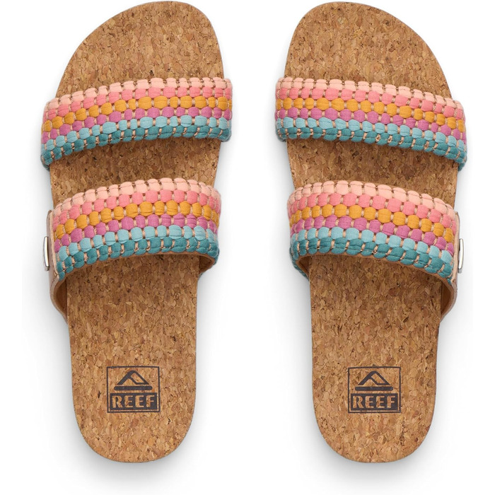 Шльопанці Reef Cushion Vista Sherbet Multi 36 EU - Комфортні шльопанці для пляжу та басейну