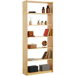 IDIMEX 7-Tier Standregal aus Massiver Kiefer