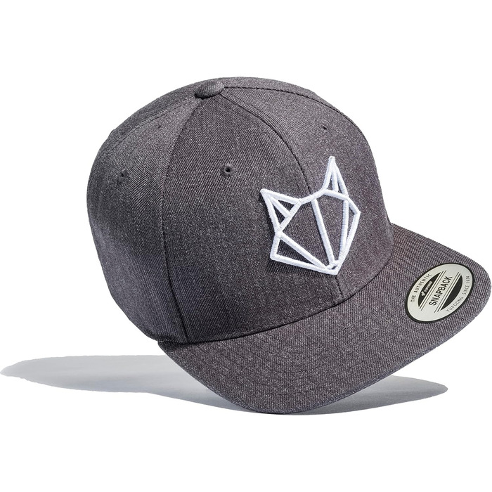 Кепка Baddery Cap Flexfit Snapback Fuchs - чоловіча та жіноча, універсальний розмір, вишивка біла