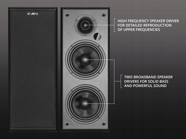 Акустична система SVEN MC-25 2.0 (150 Вт) — двосмугові колонки для телевізора з HDMI, Bluetooth та оптичним входом