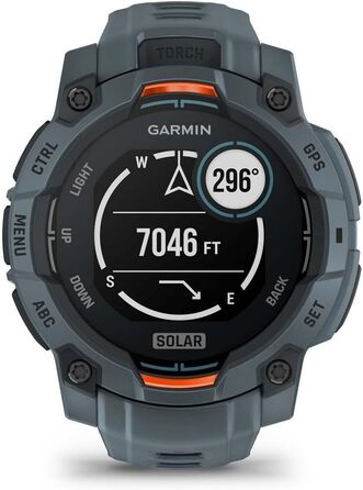 Годинник Garmin Instinct 3 Solar 45 мм - сонячна зарядка, 45 мм, один розмір