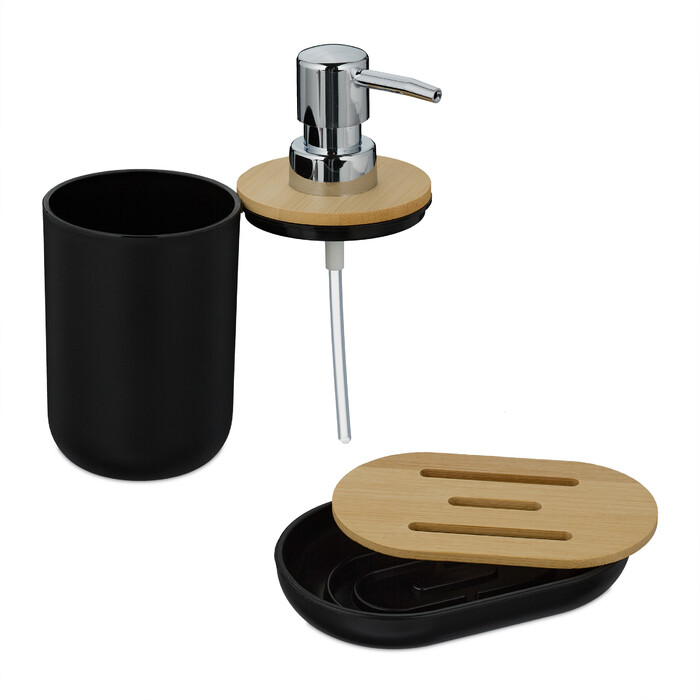 Relaxdays 6-Piece Bathroom Set