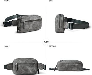 Гірчична поясна сумка-феня для чоловіків та жінок. Водонепроникна сумка на пояс для активного відпочинку, фестивалів та повсякденного використання.