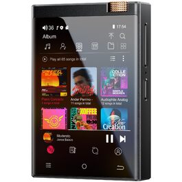 HiFi MP3 плеєр Oilsky 80GB з Android 9.0, Bluetooth та WiFi, цифровий аудіоплеєр з підтримкою DSD512 та Spotify, 2.8