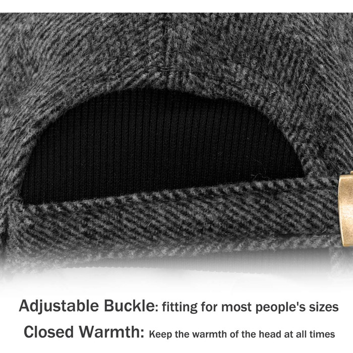 Зимові шапки Gisdanchz 7-7 1/2 з навушниками, унісекс, для роботи та спорту на відкритому повітрі (сірий)