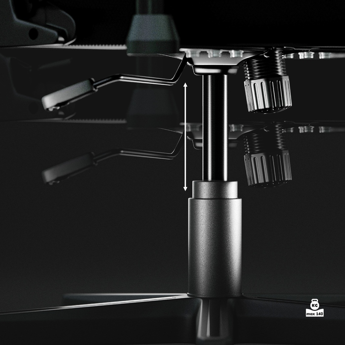 Ігрове крісло Diablo Chairs X-ST4RTER, чорна тканина, чорно-червоне