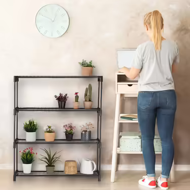 Relaxdays Plant Shelf with 4 Shelves