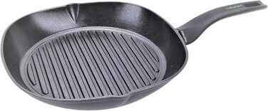 Moneta Nova Grill Pan 28 cm, Aluminum, Black