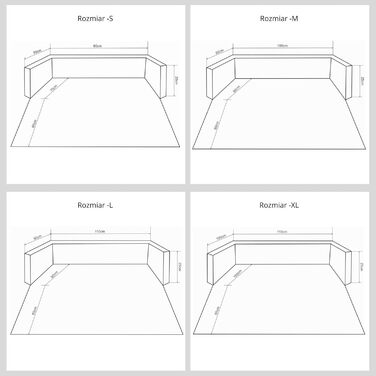 Килимок для собак у багажник Golden Dog, захист для авто, чорний, 110 x 100 см, XL, штучна шкіра