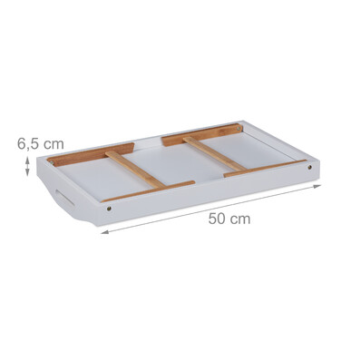 Relaxdays Folding Bed Tray