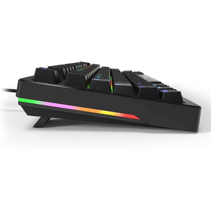 Sharkoon Skiller SGK25 RGB – ігрова клавіатура, 75% layout, Hot Swap, перемикачі Huano RED, чорна