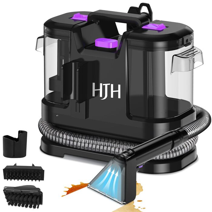 Апарат для чищення м'яких меблів Nassauger, 450W, 12kPa: мийка килимів, диванів, автосидінь, соф