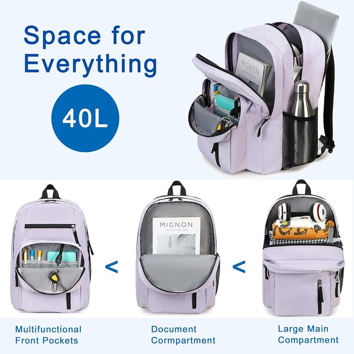 Чоловічий та жіночий рюкзак для ноутбука 15.6