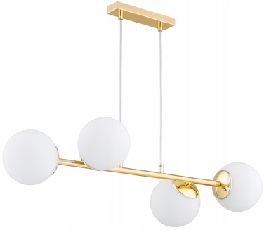 Підвісна люстра Elko-Lighting Milo Gold на 4 точки освітлення, цоколь E27