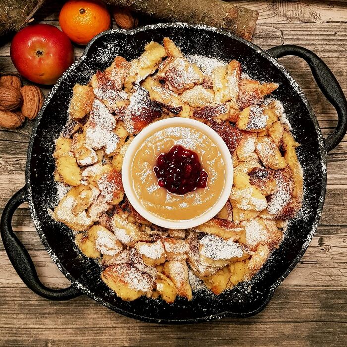 Чавунна сковорода BBQ-Toro 20 см з двома ручками і носиками, для гриля, газової, електричної плити та відкритого вогню, аксесуари для барбекю