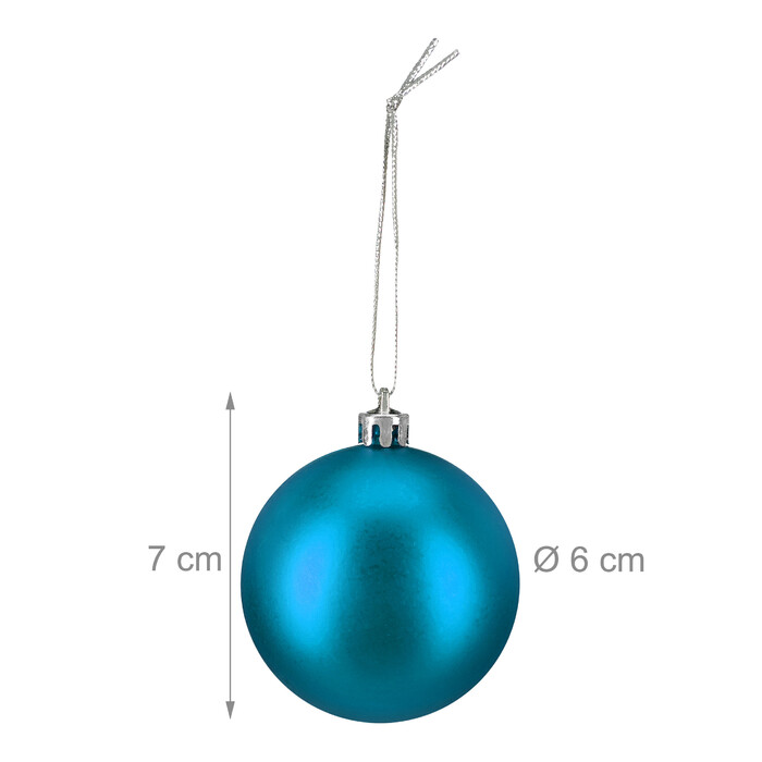 Relaxdays Set of 100 Christmas Baubles