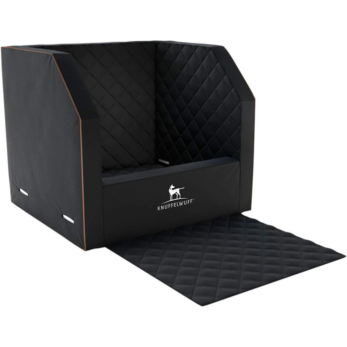 Захист для сидіння автомобіля для собак Knuffelwuff Auto KFZ, чорний, 55 x 45 x 35 см, розмір 3