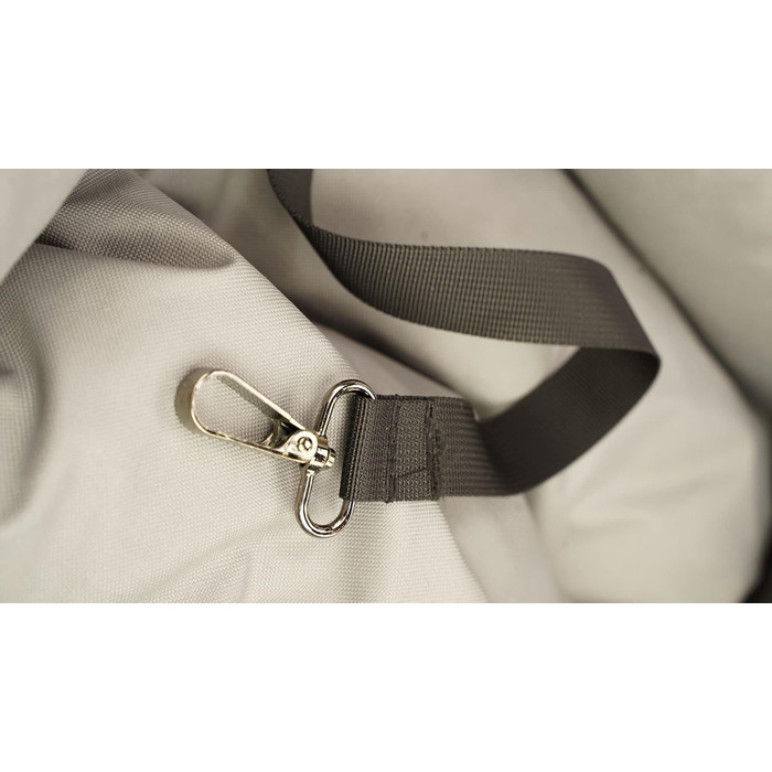 Автокрісло для собак, переноска для тварин у автомобіль, 56x51x20 см (Сірий)