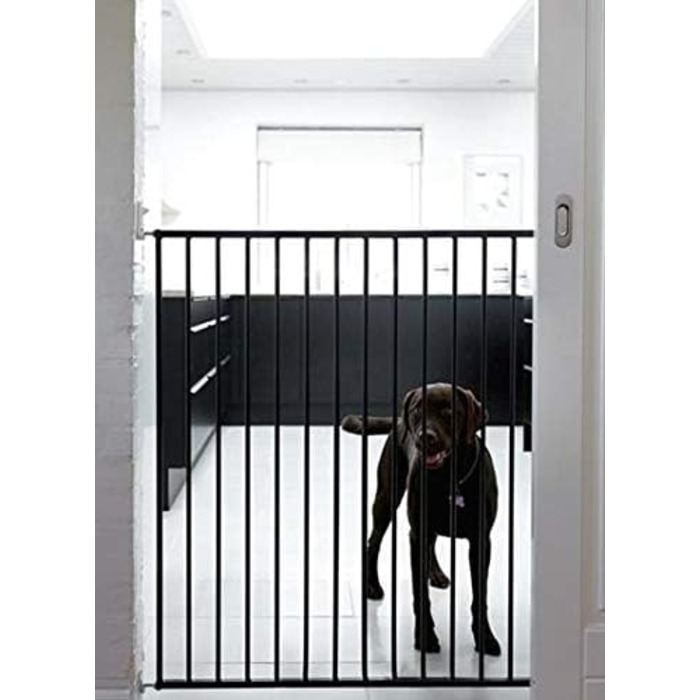 BabyDan Tor для домашніх тварин та дітей, розсувне, чорне, ширина 62,5-106,8 см