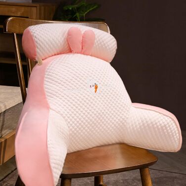 Підголовник для ліжка з підлокітниками, подушка для читання з підголовником та підлокітниками - для читання, відпочинку та перегляду телевізора (60x40 см)