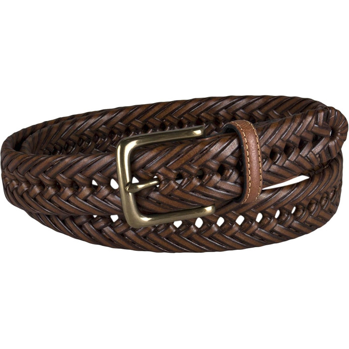 Чоловічий шкіряний ремінь Tommy Hilfiger, розмір M (54, Saddle)