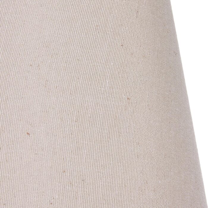 BRUBAKER Настільна/Нічна лампа 2 шт. - 28,5 см - Коричневий/Бежевий - Керамічні цоколя з текстурою - Льонові абажури Бежеві