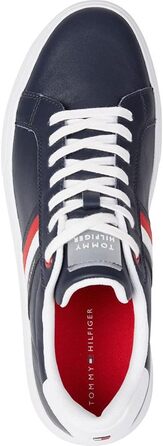 Чоловічі кросівки Tommy Hilfiger Essential Leather Cupsole Low Top (44 EU, блакитний Desert Sky)