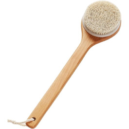 Lady Damen-Badebürsten aus Rosshaar mit langem Griff, Körperbürsten, Badebürsten, Herren-Badewäscher, Badezubehör
