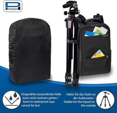 Плечовий рюкзак Pedea Noble для чоловіків та жінок, антрацитовий колір