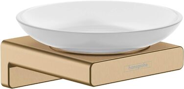 hansgrohe Soap Dish AddStoris, Soap Holder, Brushed Bronze
