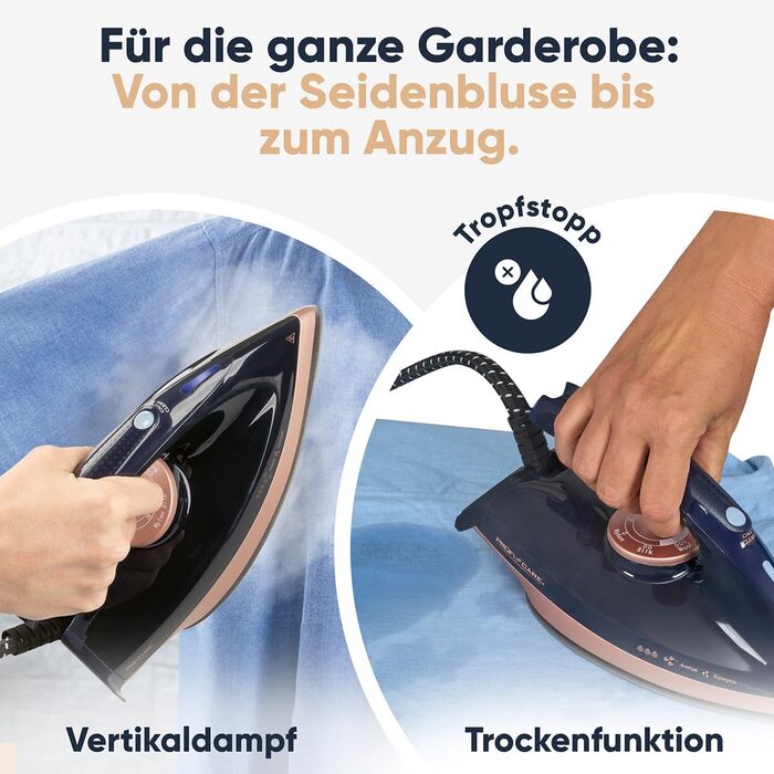 Станція парогенератора ProfiCare® PC DBS 3127 з керамічною підошвою Superglide, 2400W, 150 г/хв, 4 Bar, до 80 хв безперервної роботи