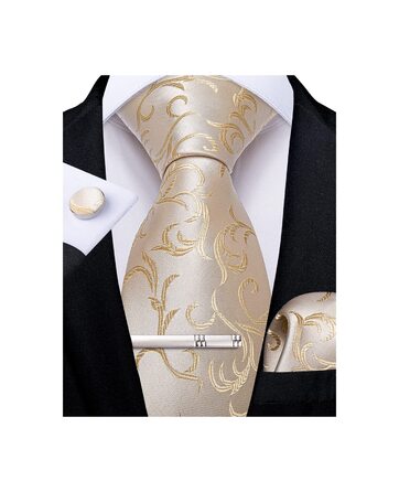 Чоловіча краватка DiBanGu бежевого кольору, модна, 150 см