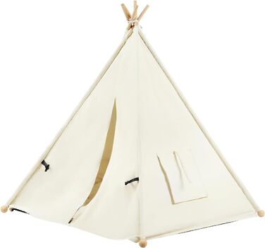 Тент-кімната для домашніх тварин EUGAD з подушкою: ідеальне місце для собак, котів, кроликів та інших тварин. Розмір: 75x75x98 см. Зручний, знімний, миючий.