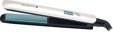 Випрямляч для волосся Remington Shine Therapy S8500 з керамічним покриттям, аргановою олією та вітаміном E, LCD-дисплей, 150-230°C