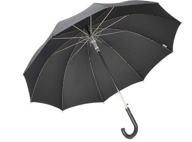 Doppler Parasol Carbon Steel Long Automatic Black – Large Canopy – Robust Frame