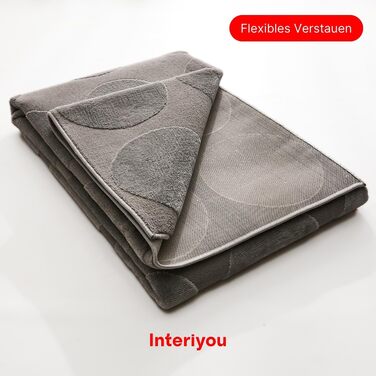 Килимок Interiyou для вітальні Cannes, 120x170 см, кремовий. Підходить для спальні, їдальні, дитячої кімнати. Килимок з коротким ворсом, скандинавський бохо-дизайн, ефект висоти-глибини, геометричний малюнок. Розмір 160 x 230 см, сірий колір (прямокутний)