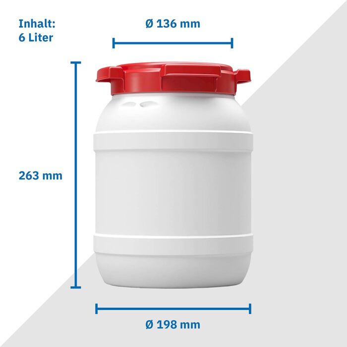 Контейнер для корму для тварин Box Fabrik з кришкою та лопаткою, 6 літрів, HDPE, преміум-якість