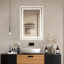 колір: без запотівання + регульована яскравість + 3 кольори світла