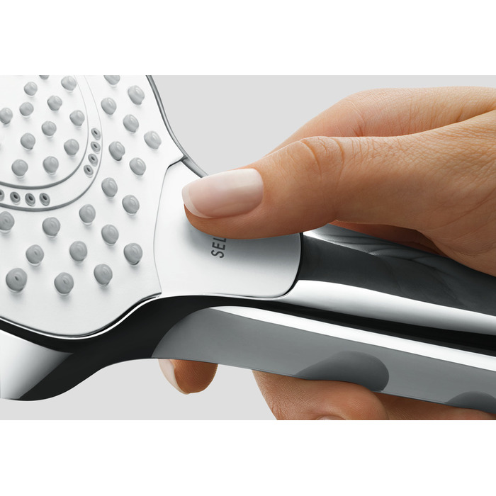 Душова лійка Hansgrohe Select, хром, 3 режими струменя