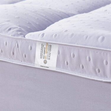 Bedecor Fitted Sheet Mattress Topper Soft-Topper, Luxury 3D Massage Bubbles Cover 180x200 cm