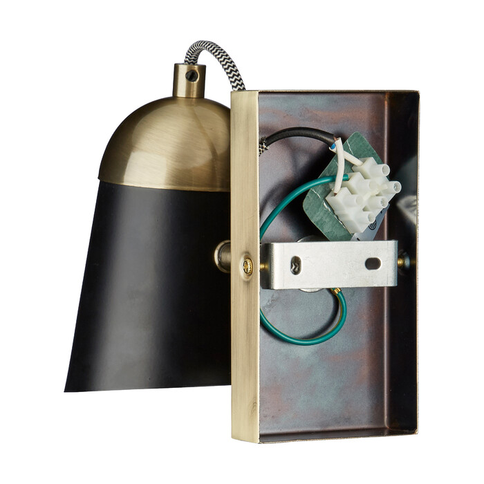 Relaxdays Wall Lamp Brass
