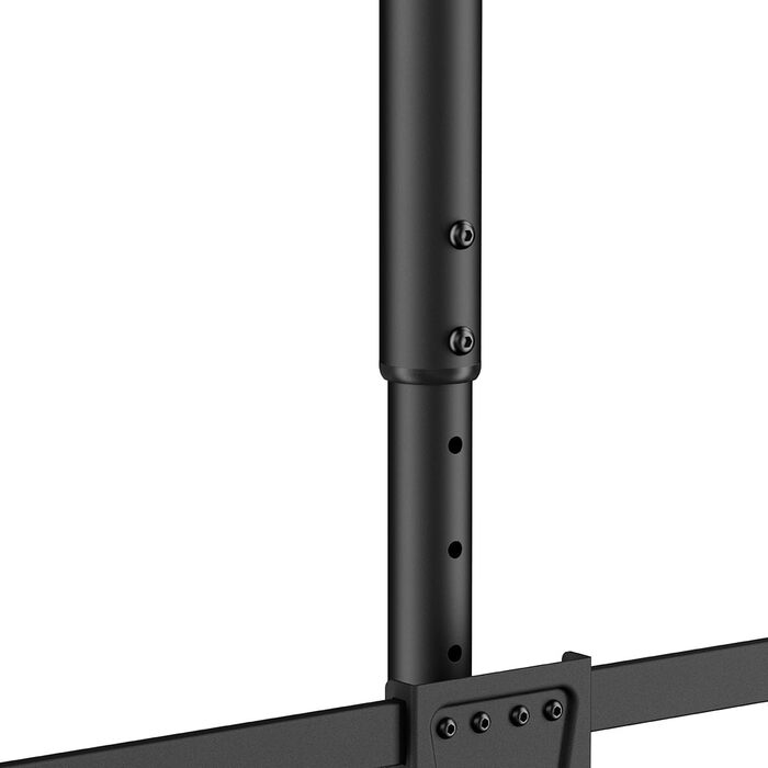 Настінна рухома кріплення для телевізора – HD8L, кріплення для телевізорів 43'-86', поворотне та нахилене, телескопічна штанга, макс. 60 кг, кріплення для телевізорів для плоских та похилих стель
