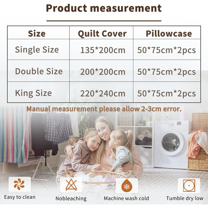 LLTTEER Unicorn Bedding Set for Kids Girls, 3D Printed Unicorn Cartoon Bedspread, Soft Microfiber Duvet Cover with 2 Pillowcases 50x75cm for Girls (Unicorn 04, 200 x 200 cm)